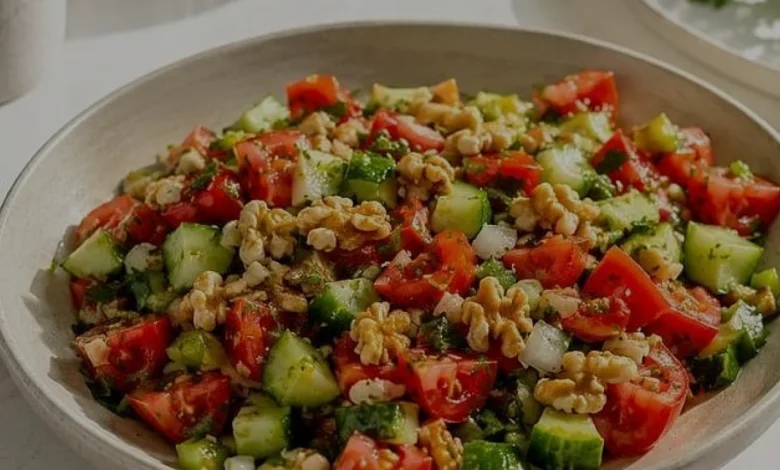 Cevizli Çoban Salata Hazırlamanın Püf Noktaları