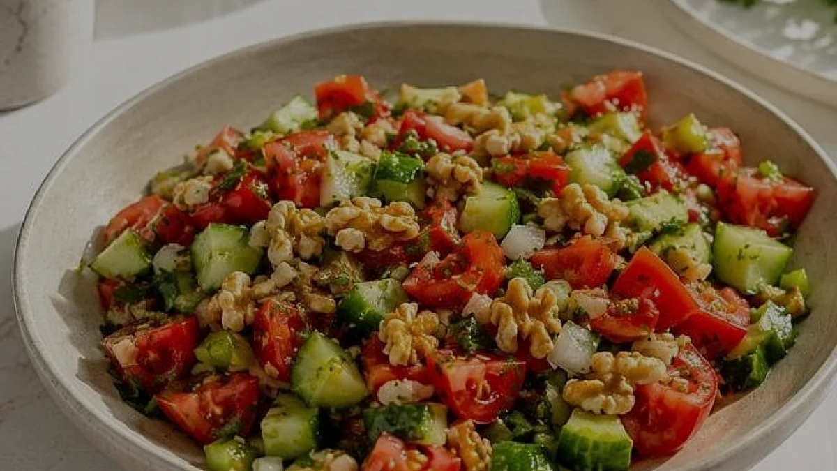 Cevizli Çoban Salata Hazırlamanın Püf Noktaları