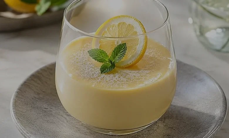 Evde İtalyan Usulü Limon Budino Yapımı