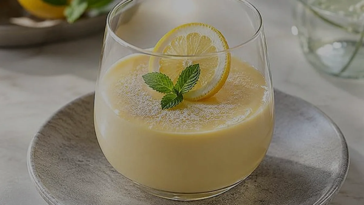 Evde İtalyan Usulü Limon Budino Yapımı