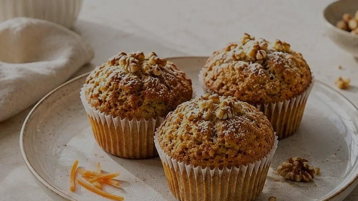 Evde Pratik Havuçlu Muffin Yapımı İçin Adımlar