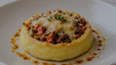 Evde Pratik Yaz Püreli Kıyma Sepeti Yapımı