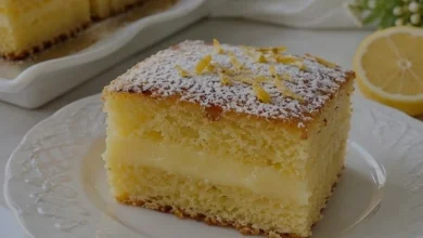 Evde Puding Dolgulu Limonlu Kek Yapımı