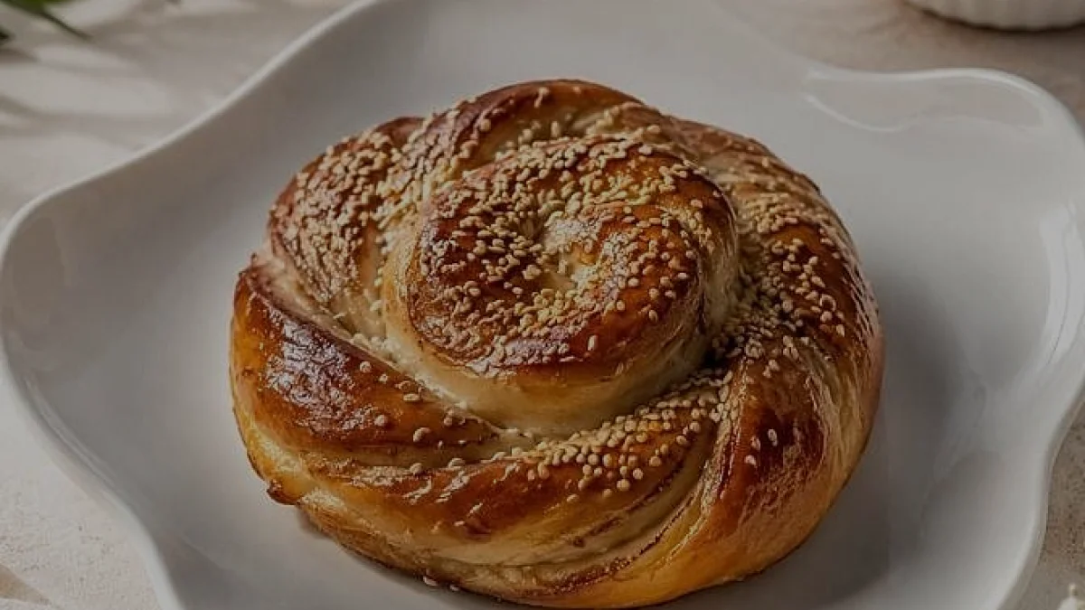Evde Tel Tel Ayrılan Tahinli Çörek Yapımı