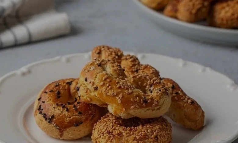 Dört Malzemeli Pratik Tuzlu Kurabiye Hazırlanışı