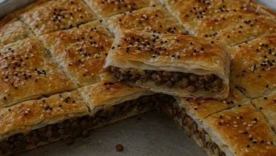 Ev Yapımı Mercimekli Açma Börek Tarifi ve Hazırlanışı