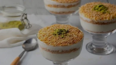 Evde Çıtır Kadayıflı Fıstıklı Muhallebi Yapımı
