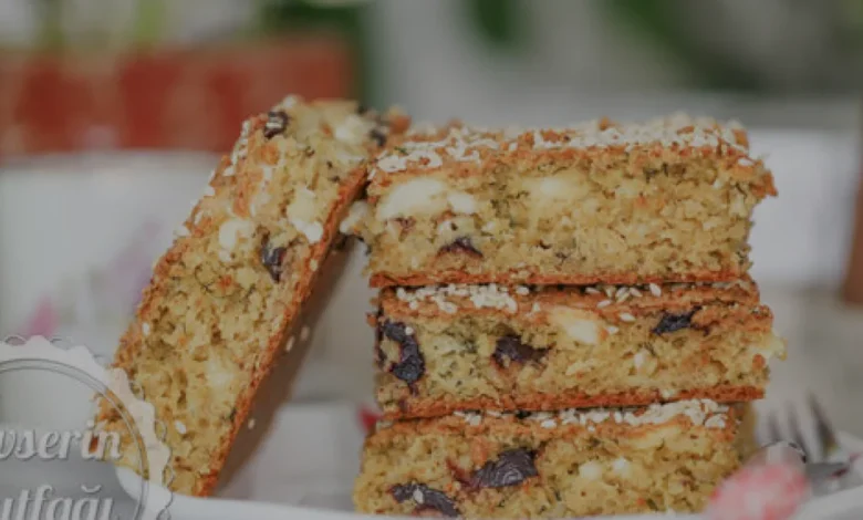 Glutensiz Beslenmeye Uygun Pratik Yulaflı Tuzlu Kek Tarifi