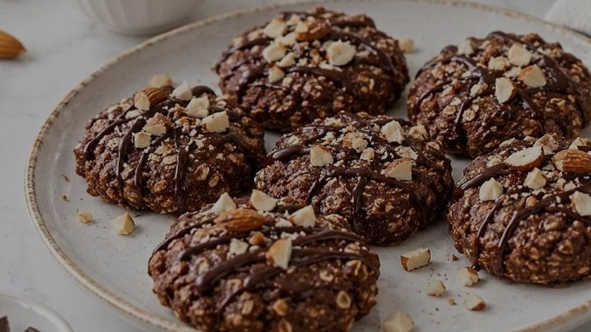 Pişmeyen Bademli Cookie Yapımı İçin Adım Adım Tarif