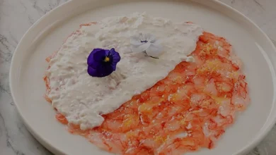 Şef Claudio Chinali İmzalı Carpaccio di Gamberi Rossi Tarifi