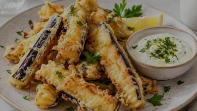 Yağ Çekmeyen Çıtır Patlıcan Tempura Hazırlama Yöntemi
