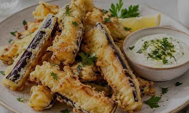 Yağ Çekmeyen Çıtır Patlıcan Tempura Hazırlama Yöntemi